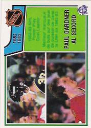 1983-84 O-Pee-Chee #219 Paul Gardner/Al Secord LL
