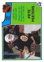 1983-84 O-Pee-Chee #222 Pete Peeters LL