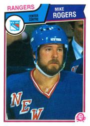 1983-84 O-Pee-Chee #254 Mike Rogers