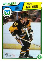 1983-84 O-Pee-Chee #284 Greg Malone