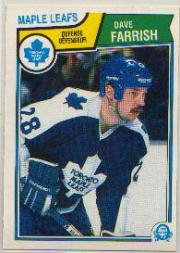 1983-84 O-Pee-Chee #329 Dave Farrish