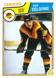 1983-84 O-Pee-Chee #348 Ron Delorme