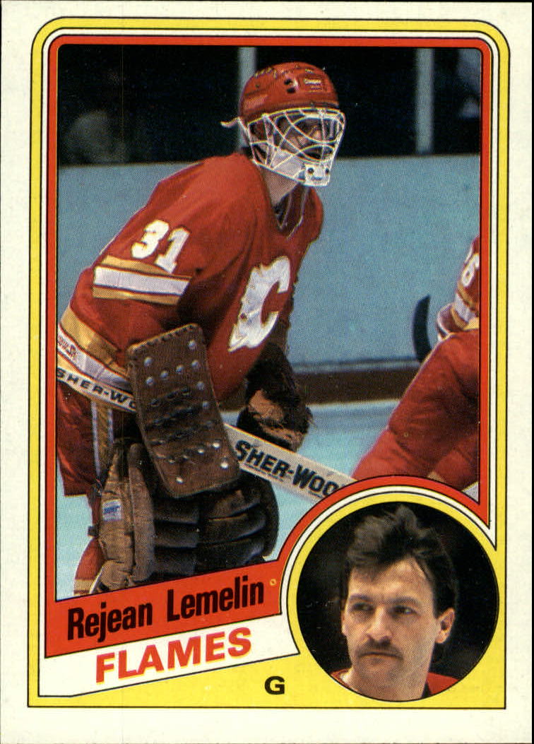 1984-85 Topps #25 Rejean Lemelin SP