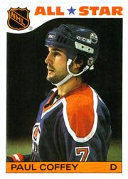 1985-86 Topps Sticker Inserts #4 Paul Coffey