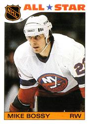 1985-86 Topps Sticker Inserts #9 Mike Bossy