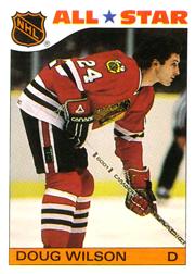 1985-86 Topps Sticker Inserts #11 Doug Wilson