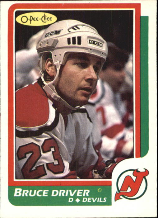 1986-87 O-Pee-Chee #19 Bruce Driver