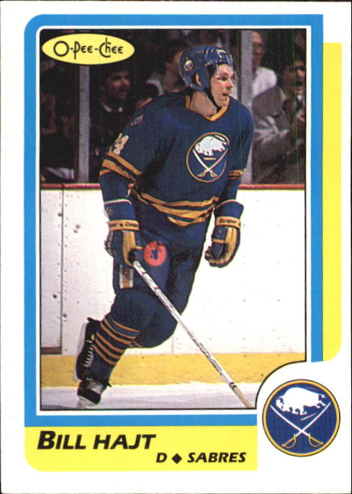 1986-87 O-Pee-Chee #52 Bill Hajt