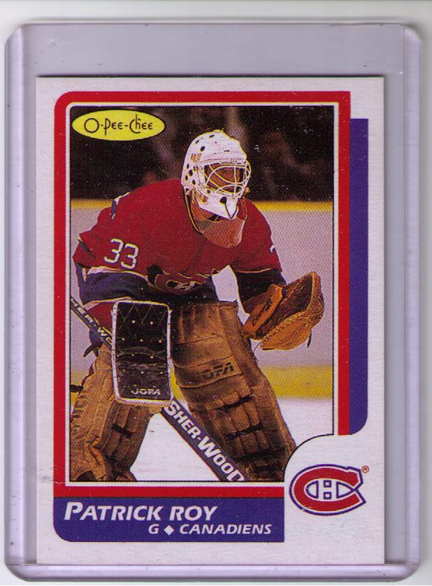 1986-87 O-Pee-Chee #53 Patrick Roy RC