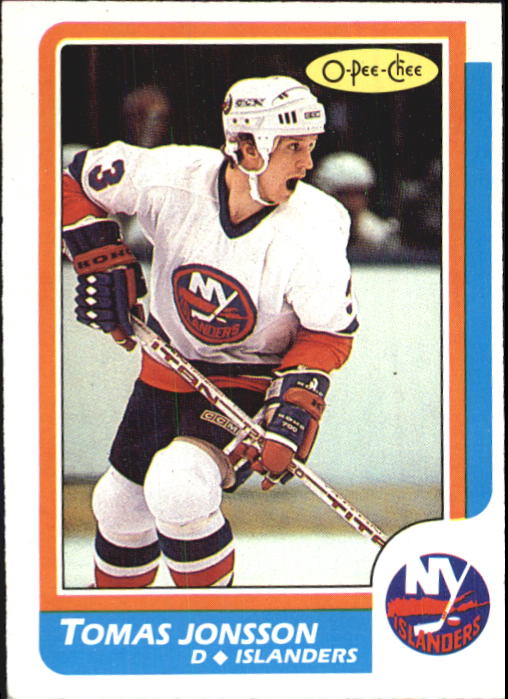 1986-87 O-Pee-Chee #78 Tomas Jonsson