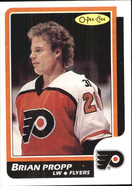 1986-87 O-Pee-Chee #86 Brian Propp