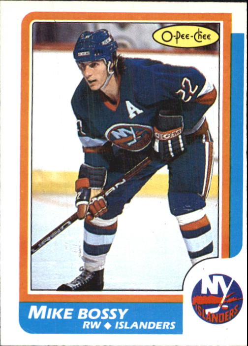 1986-87 O-Pee-Chee #90 Mike Bossy