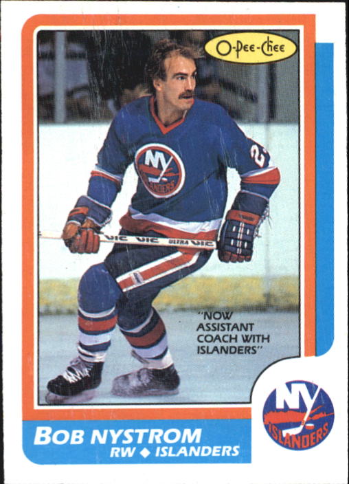1986-87 O-Pee-Chee #104 Bob Nystrom