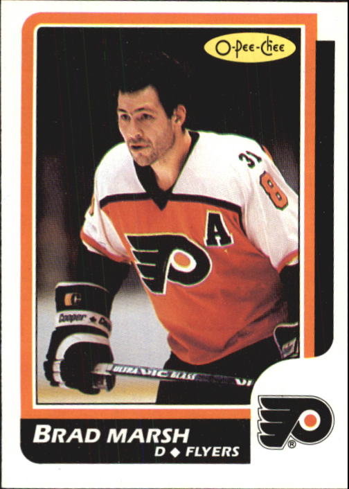 1986-87 O-Pee-Chee #175 Brad Marsh