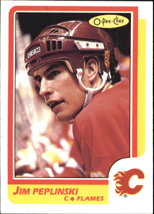 1986-87 O-Pee-Chee #182 Jim Peplinski