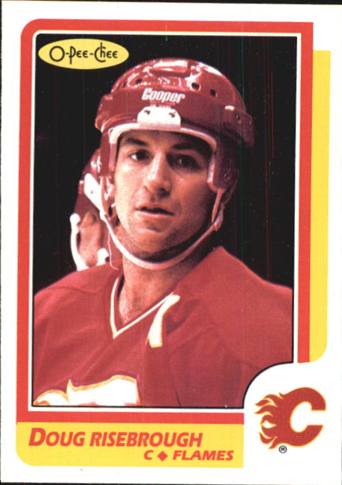 1986-87 O-Pee-Chee #196 Doug Risebrough