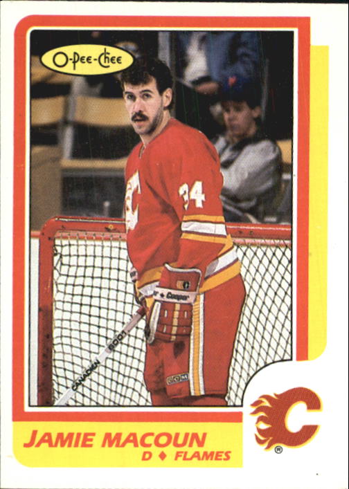 1986-87 O-Pee-Chee #203 Jamie Macoun