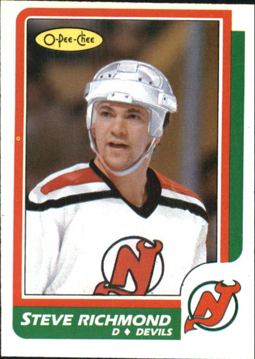 1986-87 O-Pee-Chee #208 Steve Richmond RC