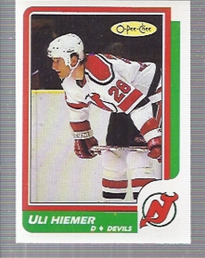1986-87 O-Pee-Chee #226 Uli Hiemer RC