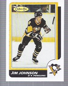 1986-87 O-Pee-Chee #231 Jim Johnson RC