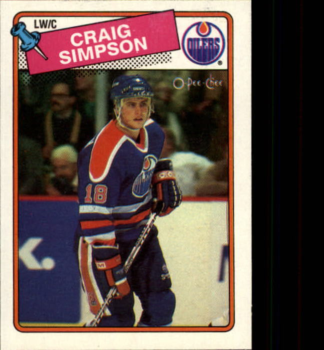 1988-89 O-Pee-Chee #27 Craig Simpson