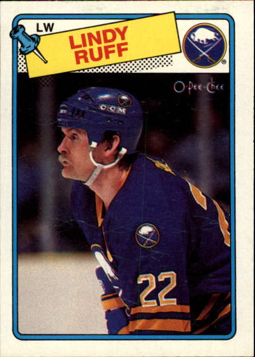 1988-89 O-Pee-Chee #40 Lindy Ruff