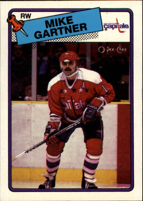 1988-89 O-Pee-Chee #50 Mike Gartner