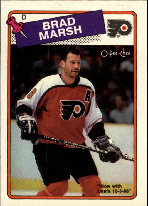1988-89 O-Pee-Chee #64 Brad Marsh