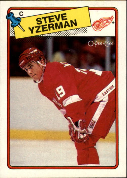 1988-89 O-Pee-Chee #196 Steve Yzerman