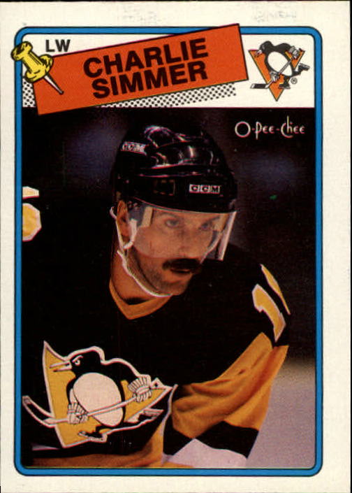 1988-89 O-Pee-Chee #250 Charlie Simmer