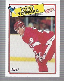 1988-89 Topps #196 Steve Yzerman DP