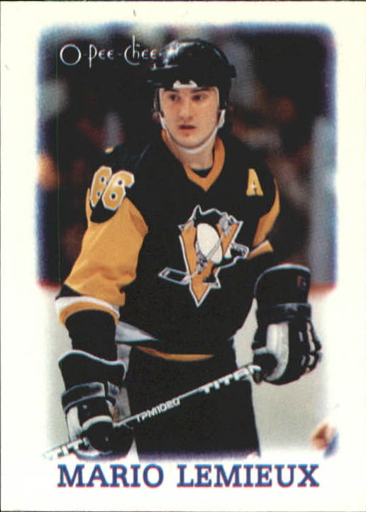 1988-89 O-Pee-Chee Minis #19 Mario Lemieux