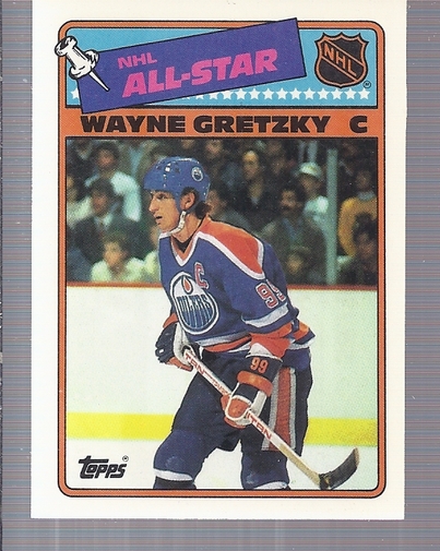 1988-89 Topps Sticker Inserts #8 Wayne Gretzky