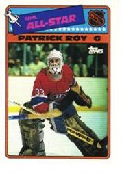 1988-89 Topps Sticker Inserts #12 Patrick Roy