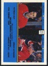 1989-90 O-Pee-Chee Stickers #211 Patrick Roy and/Brian Hayward/Jennings Trophy Winners