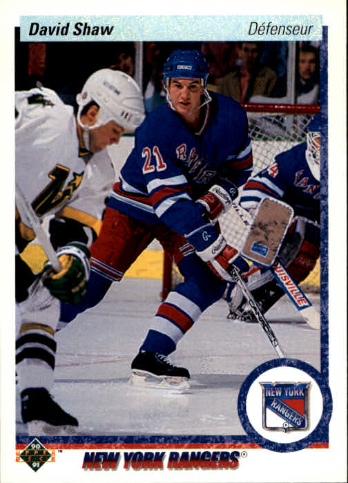 1990-91 Upper Deck French #15 David Shaw