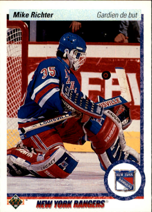 1990-91 Upper Deck French #32 Mike Richter RC