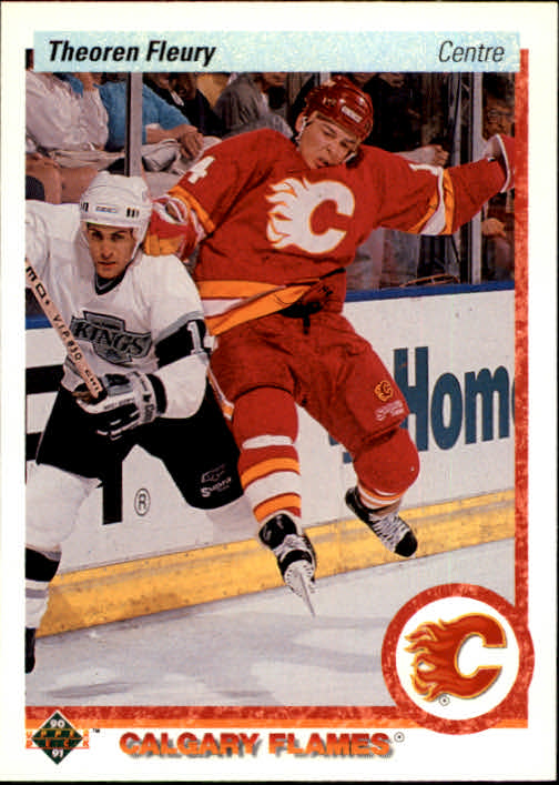1990-91 Upper Deck French #47 Theo Fleury