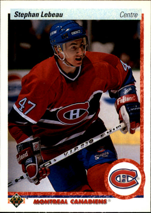 1990-91 Upper Deck French #51 Stephan Lebeau RC