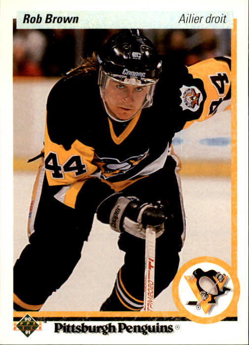 1990-91 Upper Deck French #142 Rob Brown