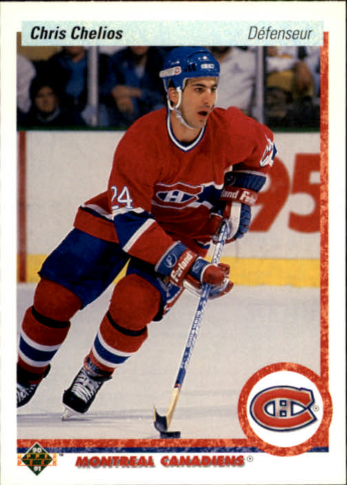 1990-91 Upper Deck French #174 Chris Chelios