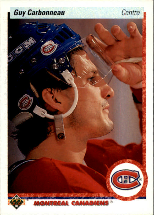 1990-91 Upper Deck French #188 Guy Carbonneau