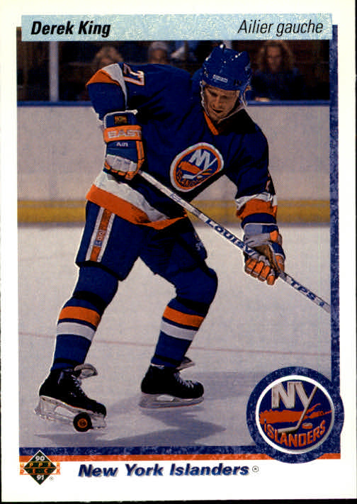 1990-91 Upper Deck French #407 Derek King