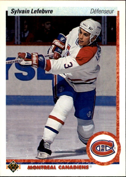 1990-91 Upper Deck French #421 Sylvain Lefebvre