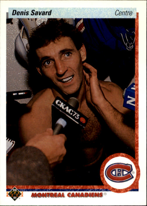 1990-91 Upper Deck French #426 Denis Savard