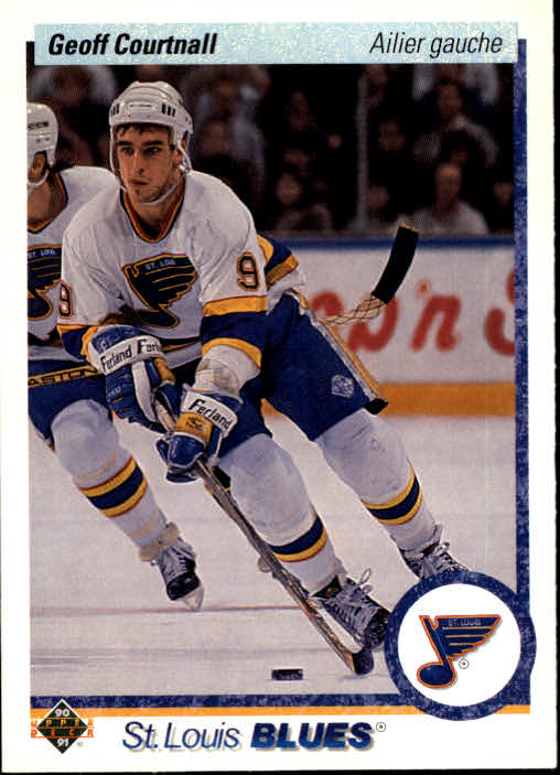 1990-91 Upper Deck French #438 Geoff Courtnall