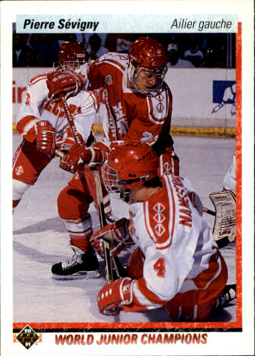 1990-91 Upper Deck French #456 Pierre Sevigny RC