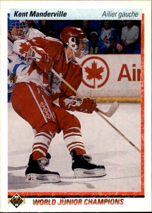 1990-91 Upper Deck French #465 Kent Manderville RC