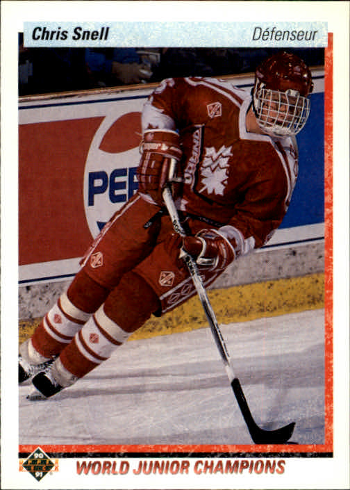 1990-91 Upper Deck French #468 Chris Snell RC