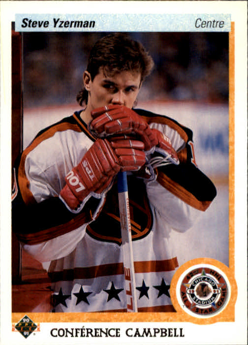 1990-91 Upper Deck French #477 Steve Yzerman AS